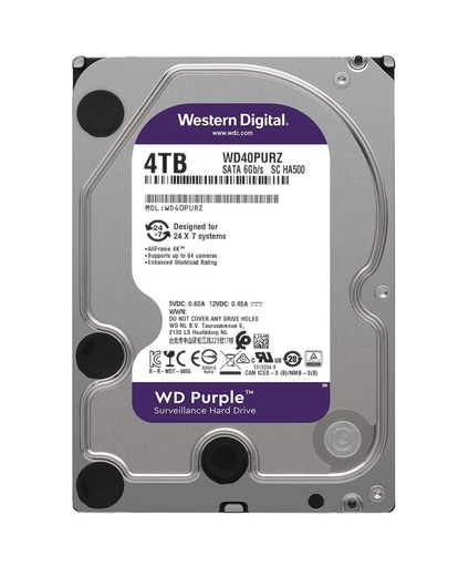 [040010WDGWD40EVRX] DISCO DURO DAHUA WESTERN DIGITAL 4TB WD40EVRX