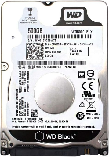 [014003013WDGWD5000LUCTPUL] DISCO DURO WESTERN DIGITAL NT 500GB 2.5 SATA