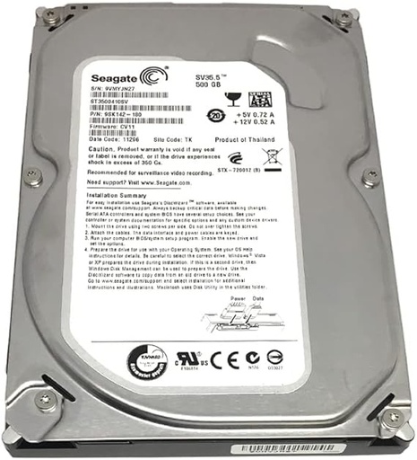 [014003013SEA500ST3500410S] Disco duro seagate pc 3.5 500gb ST3500410SV