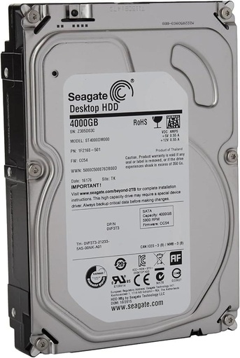 [014003013SEA4TB] DISCO DURO PC SEAGATE 4TB 3.5" SATA 5900RPM 6GB/S