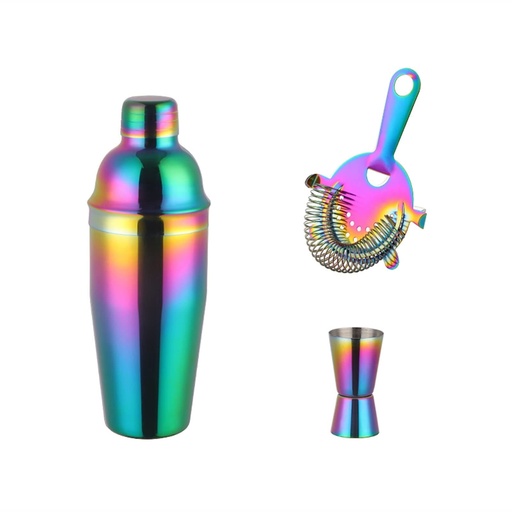 [050016VARHO7] COCTELERA DE ACERO INOXIDABLE MULTICOLOR HO-7