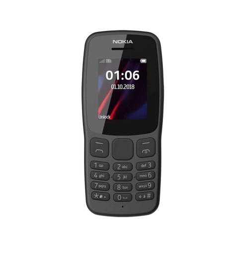 [008003011NOK106TA1190GRI] TELEFONO NOKIA 106TA  1190 SS GRIS