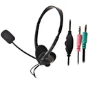 AUDIFONOS DIADEMA VANTEC C/MICROFONO VT-HS101 3.5MM