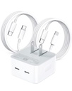 Cargador iph completo tipo c a lightning 35w en caja KD2413-CG00082