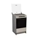 Cocina ecoline noelia silver 21" 4 hornillas y horno
