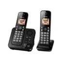 Panasonic Telefono inalambrico dual digital 2 auriculares KX-TGC362LAB